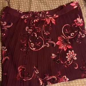 Chico's size 14 pleated skirt